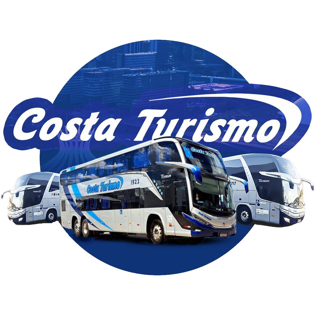 logo com ônibus da costa turismo, gilbués, piauí, brasília, goiânia, Corrente